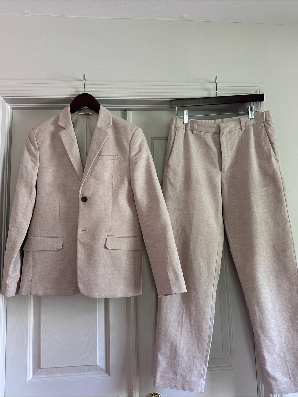 H & M Teen Natural Linen Suit - Great Condition, Worn 3x